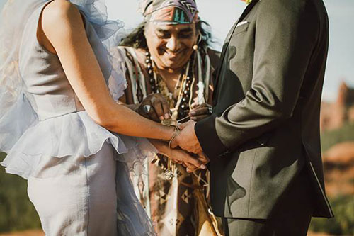 Shaman's Blessing - native wedding ceremony